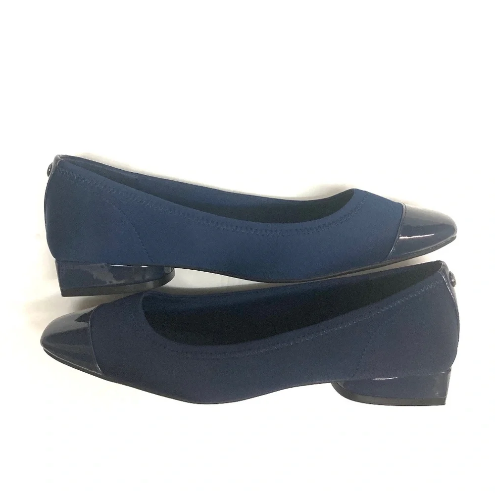 Anne Klein iflex Carlie Navy Dress Shoes - Picture 3 of 9